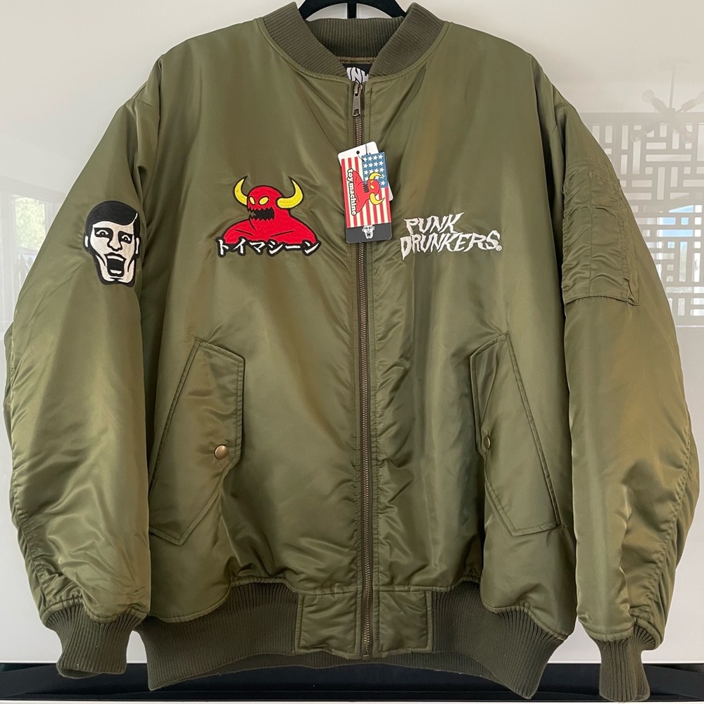 Toy Machine x Punk Drunkers MA-1 Bomber Jacket